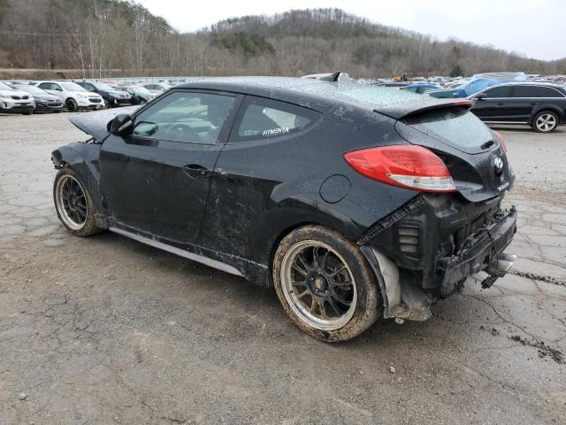 KMHTC6AE6GU253016 - 2016 HYUNDAI VELOSTER TURBO BLACK photo 2