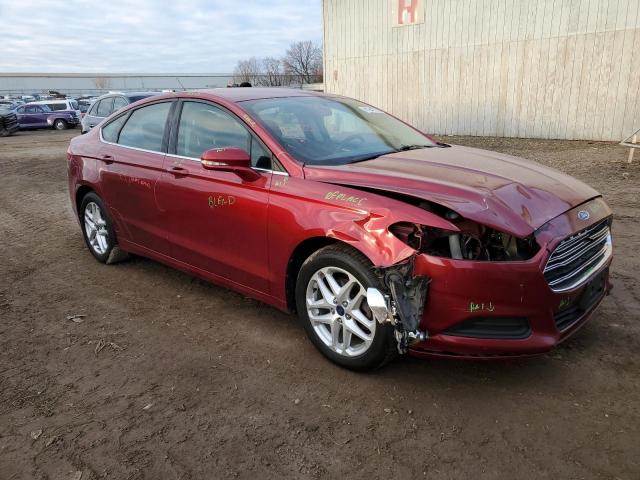 3FA6P0H7XER162660 - 2014 FORD FUSION SE RED photo 4