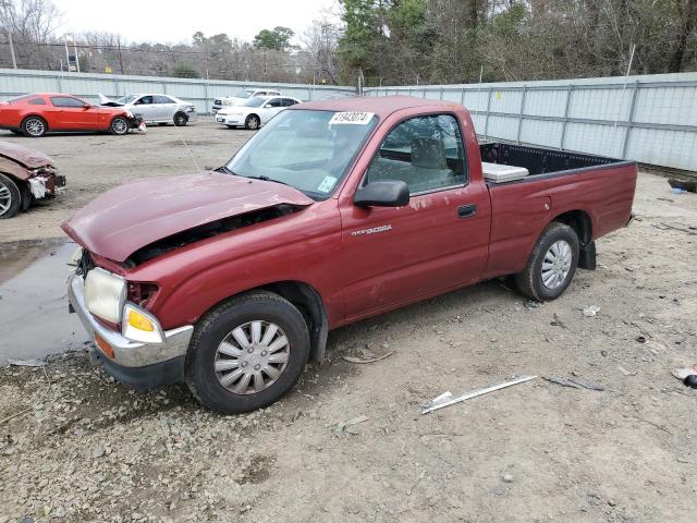 4TANL42N0YZ666467 - 2000 TOYOTA TACOMA RED photo 1