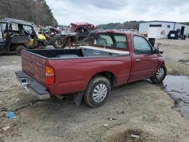 4TANL42N0YZ666467 - 2000 TOYOTA TACOMA RED photo 3