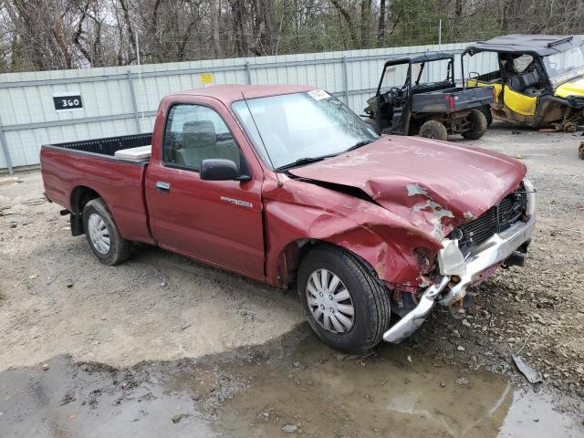 4TANL42N0YZ666467 - 2000 TOYOTA TACOMA RED photo 4