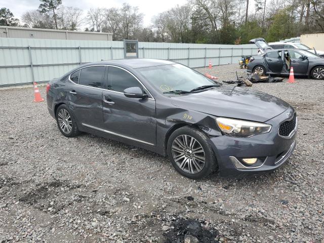 KNALN4D71F5194656 - 2015 KIA CADENZA PREMIUM GRAY photo 4