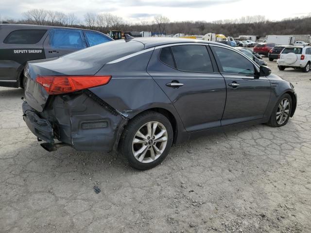 KNAGN4A73B5077757 - 2011 KIA OPTIMA EX GRAY photo 3