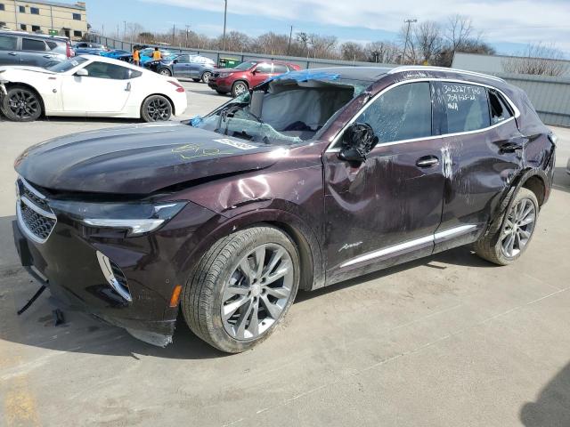 LRBFZRR46MD065409 - 2021 BUICK ENVISION AVENIR BURGUNDY photo 1