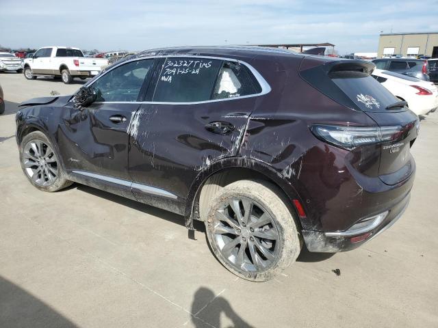 LRBFZRR46MD065409 - 2021 BUICK ENVISION AVENIR BURGUNDY photo 2