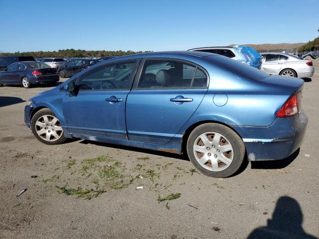 1HGFA16586L055028 - 2006 HONDA CIVIC LX BLUE photo 2