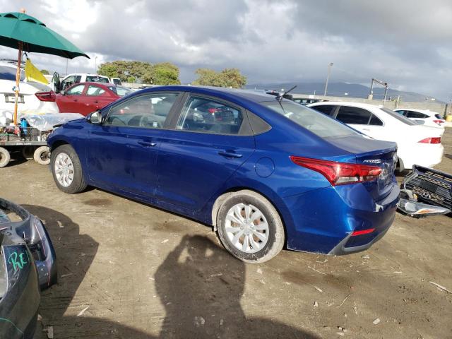 3KPC24A35KE059885 - 2019 HYUNDAI ACCENT SE BLUE photo 2