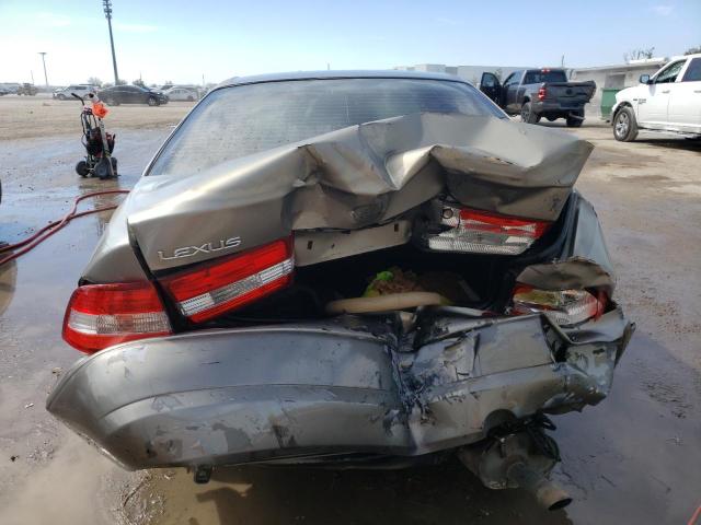 JT8BF28G615108212 - 2001 LEXUS ES300 GRAY photo 6