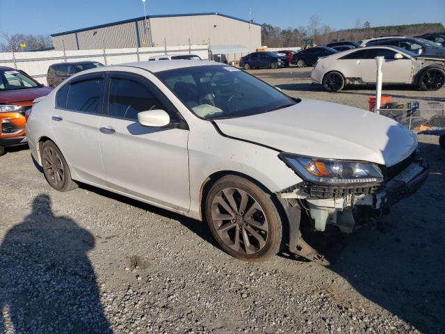 1HGCR2F57DA176837 - 2013 HONDA ACCORD SPORT WHITE photo 4