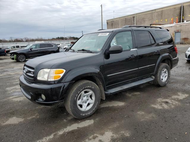 5TDBT48A31S000576 - 2001 TOYOTA SEQUOIA LIMITED BLACK photo 1