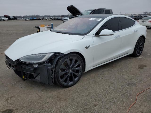 5YJSA1E25JF244770 - 2018 TESLA MODEL S WHITE photo 1