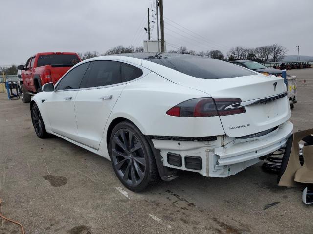 5YJSA1E25JF244770 - 2018 TESLA MODEL S WHITE photo 2