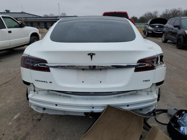 5YJSA1E25JF244770 - 2018 TESLA MODEL S WHITE photo 6