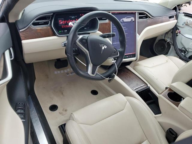 5YJSA1E25JF244770 - 2018 TESLA MODEL S WHITE photo 8