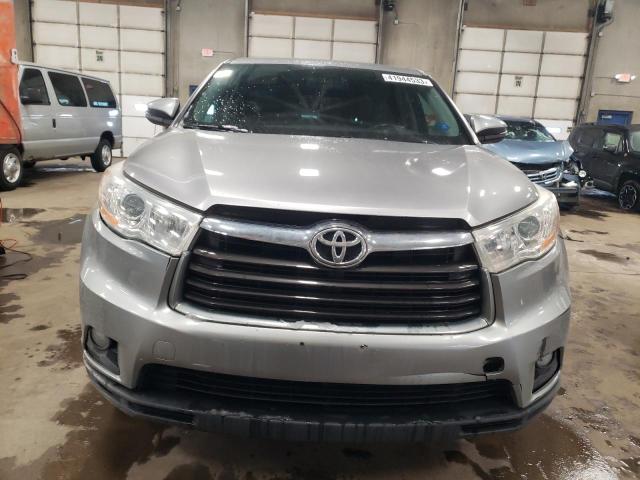 5TDBKRFH7ES012915 - 2014 TOYOTA HIGHLANDER LE SILVER photo 5