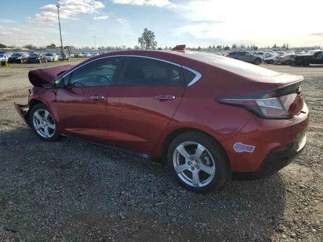 1G1RC6S58KU123608 - 2019 CHEVROLET VOLT LT RED photo 2