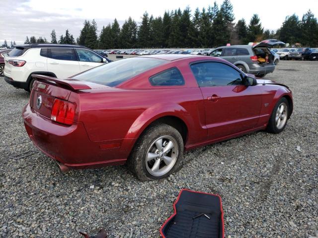 1ZVHT82H375320418 - 2007 FORD MUSTANG GT RED photo 3