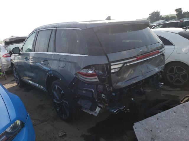 5LM5J7XCXPGL24708 - 2023 LINCOLN AVIATOR RESERVE GRAY photo 2