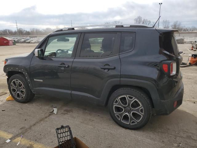 ZACCJADT6GPC91628 - 2016 JEEP RENEGADE LIMITED BLACK photo 2