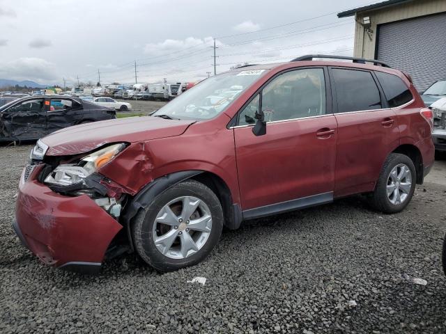 JF2SJAPC0EH510256 - 2014 SUBARU FORESTER 2.5I TOURING MAROON photo 1