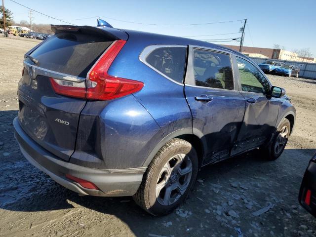 2HKRW2H82HH611545 - 2017 HONDA CR-V EXL BLUE photo 3