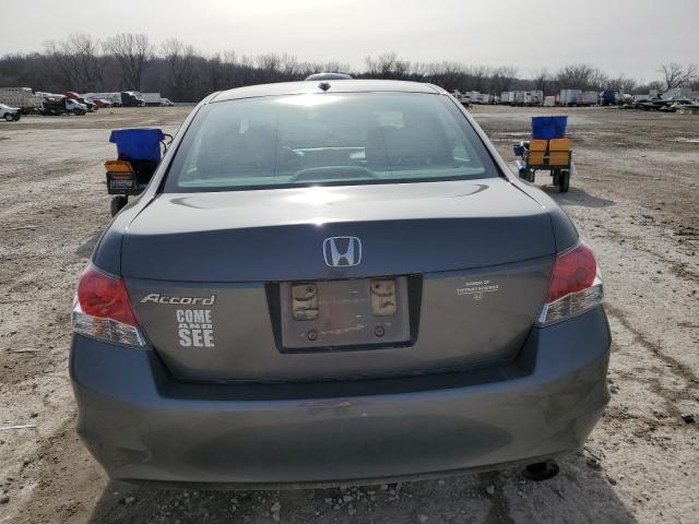 1HGCP26878A130124 - 2008 HONDA ACCORD EXL GRAY photo 6