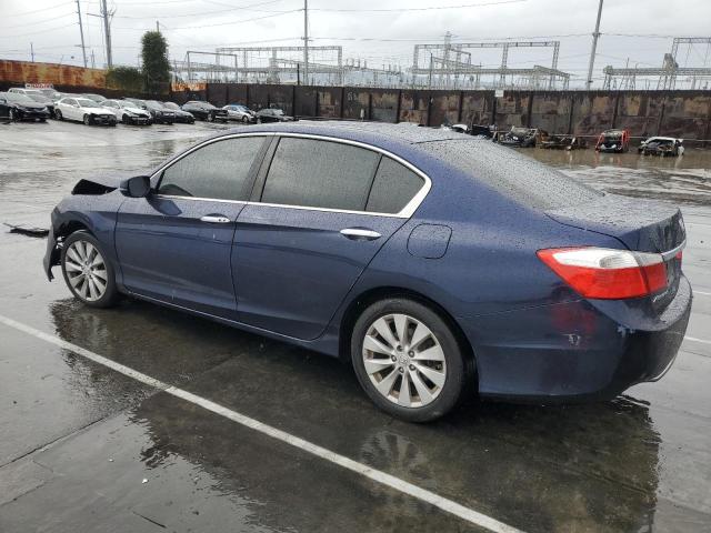 1HGCR2F77DA109768 - 2013 HONDA ACCORD EX BLUE photo 2