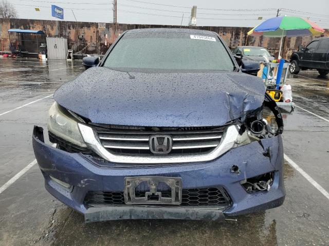 1HGCR2F77DA109768 - 2013 HONDA ACCORD EX BLUE photo 5