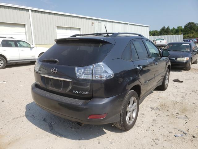 JTJHW31U982850324 - 2008 LEXUS RX 400H GRAY photo 4