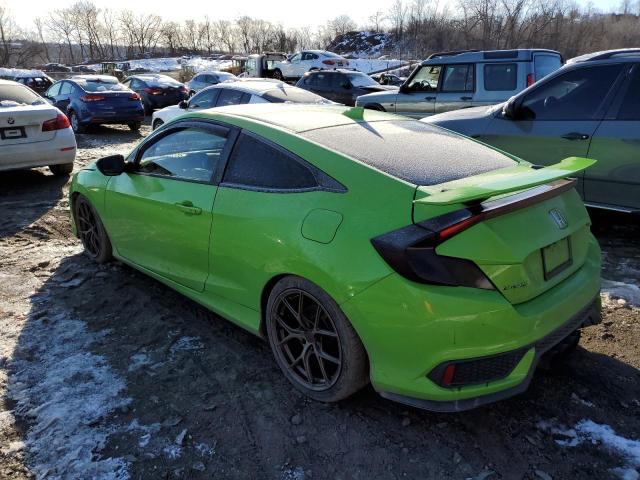 2HGFC3A52HH752059 - 2017 HONDA CIVIC SI GREEN photo 2