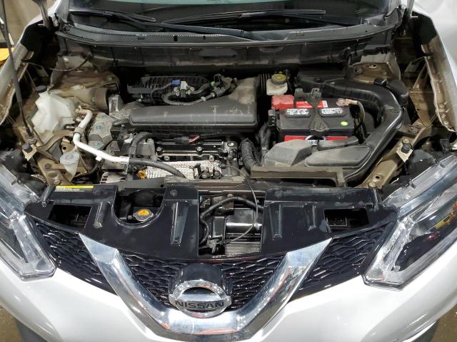 KNMAT2MV8FP500369 - 2015 NISSAN ROGUE S SILVER photo 11