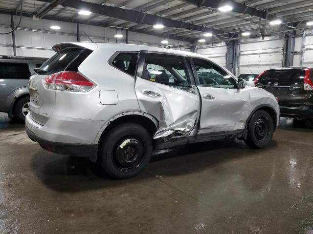 KNMAT2MV8FP500369 - 2015 NISSAN ROGUE S SILVER photo 3