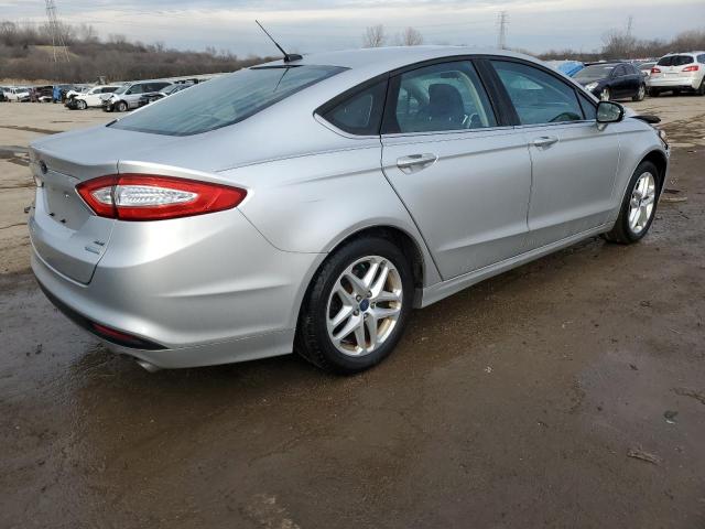 1FA6P0HDXE5389758 - 2014 FORD FUSION SE SILVER photo 3