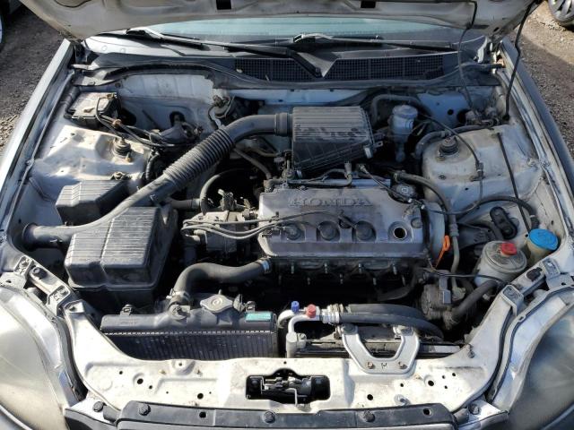 1HGEJ6224WL050784 - 1998 HONDA CIVIC DX GRAY photo 11