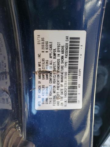 1HGCR2F52EA139180 - 2014 HONDA ACCORD SPORT BLUE photo 13