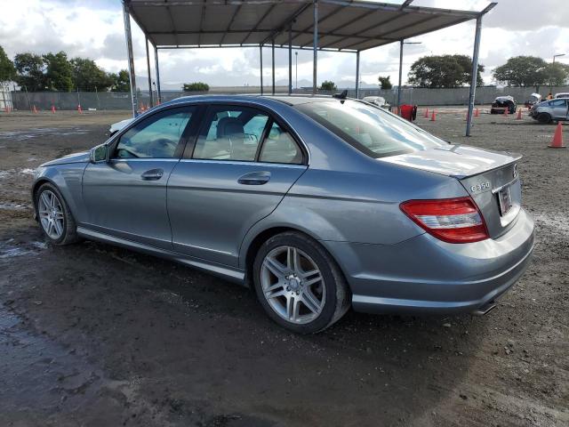 WDDGF5GB2AR096072 - 2010 MERCEDES-BENZ C 350 GRAY photo 2