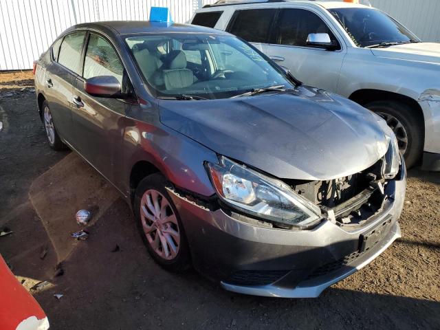 3N1AB7AP5JY208095 - 2018 NISSAN SENTRA S GRAY photo 4