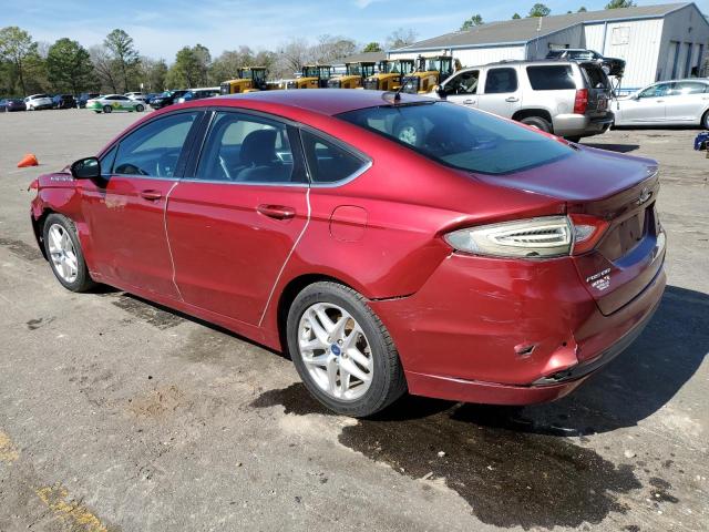 3FA6P0HR5DR246465 - 2013 FORD FUSION SE MAROON photo 2