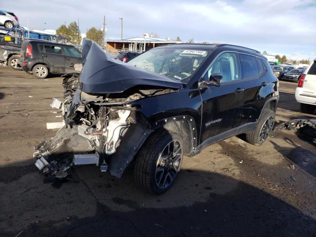 3C4NJDCB2JT308119 - 2018 JEEP COMPASS LIMITED BLACK photo 1