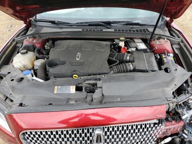 1LN6L9SP9H5610652 - 2017 LINCOLN CONTINENTA SELECT RED photo 11