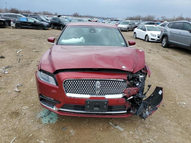 1LN6L9SP9H5610652 - 2017 LINCOLN CONTINENTA SELECT RED photo 5