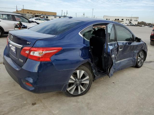 3N1AB7APXKY303950 - 2019 NISSAN SENTRA S BLUE photo 3