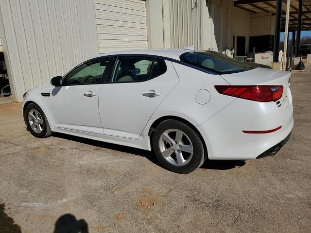 KNAGM4A79F5580654 - 2015 KIA OPTIMA LX WHITE photo 2