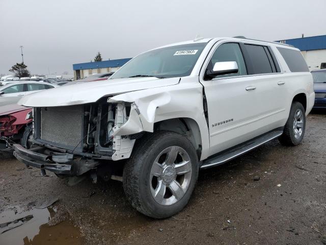 1GNSKJKC7GR294820 - 2016 CHEVROLET SUBURBAN K1500 LTZ WHITE photo 1