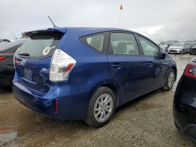 JTDZN3EU0C3023707 - 2012 TOYOTA PRIUS V BLUE photo 3