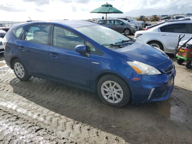 JTDZN3EU0C3023707 - 2012 TOYOTA PRIUS V BLUE photo 4