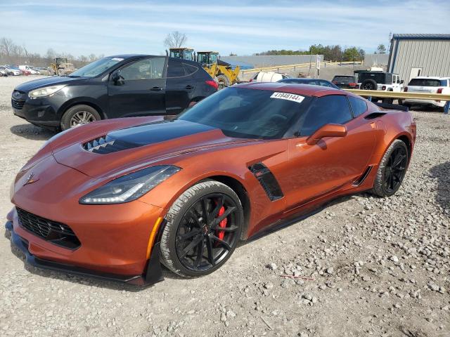 1G1YR2D64F5606571 - 2015 CHEVROLET CORVETTE Z06 2LZ ORANGE photo 1