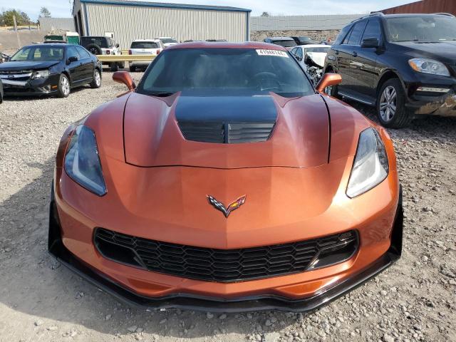 1G1YR2D64F5606571 - 2015 CHEVROLET CORVETTE Z06 2LZ ORANGE photo 5