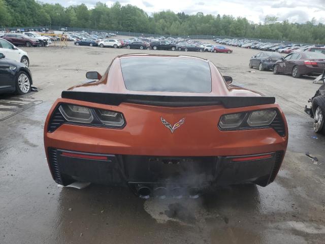 1G1YR2D64F5606571 - 2015 CHEVROLET CORVETTE Z06 2LZ ORANGE photo 6