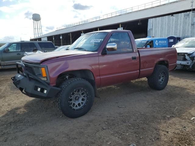 1GTDK14Z1MZ515746 - 1991 GMC SIERRA K1500 RED photo 1